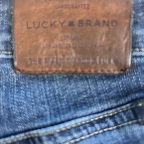 LUCKY BRAND Bridgette Skinny Women 6 28W 27L Fray Cuff Stretch Denim Blue Jean - Picture 11 of 11